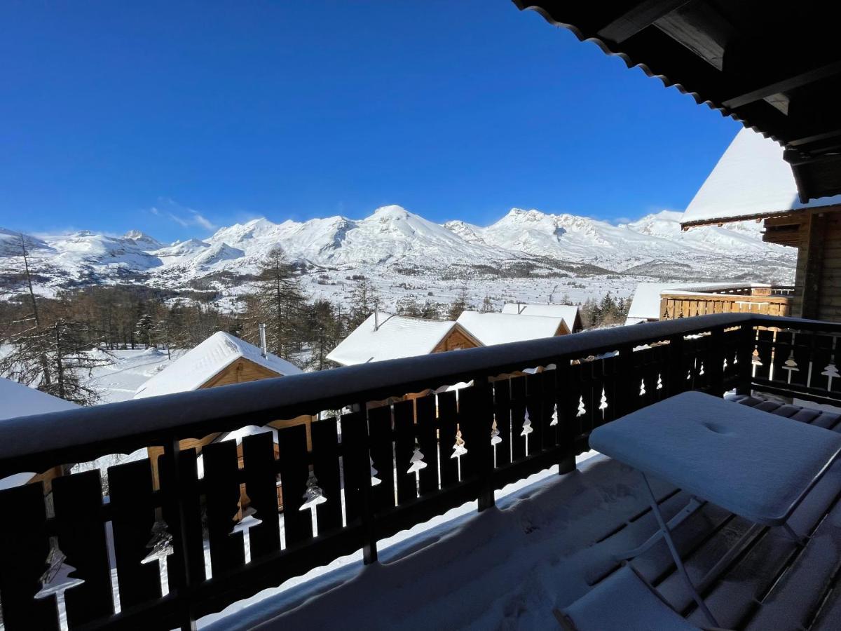 Chalet Aneloup à la Joue du Loup Saint-Étienne-en-Dévoluy Exterior foto