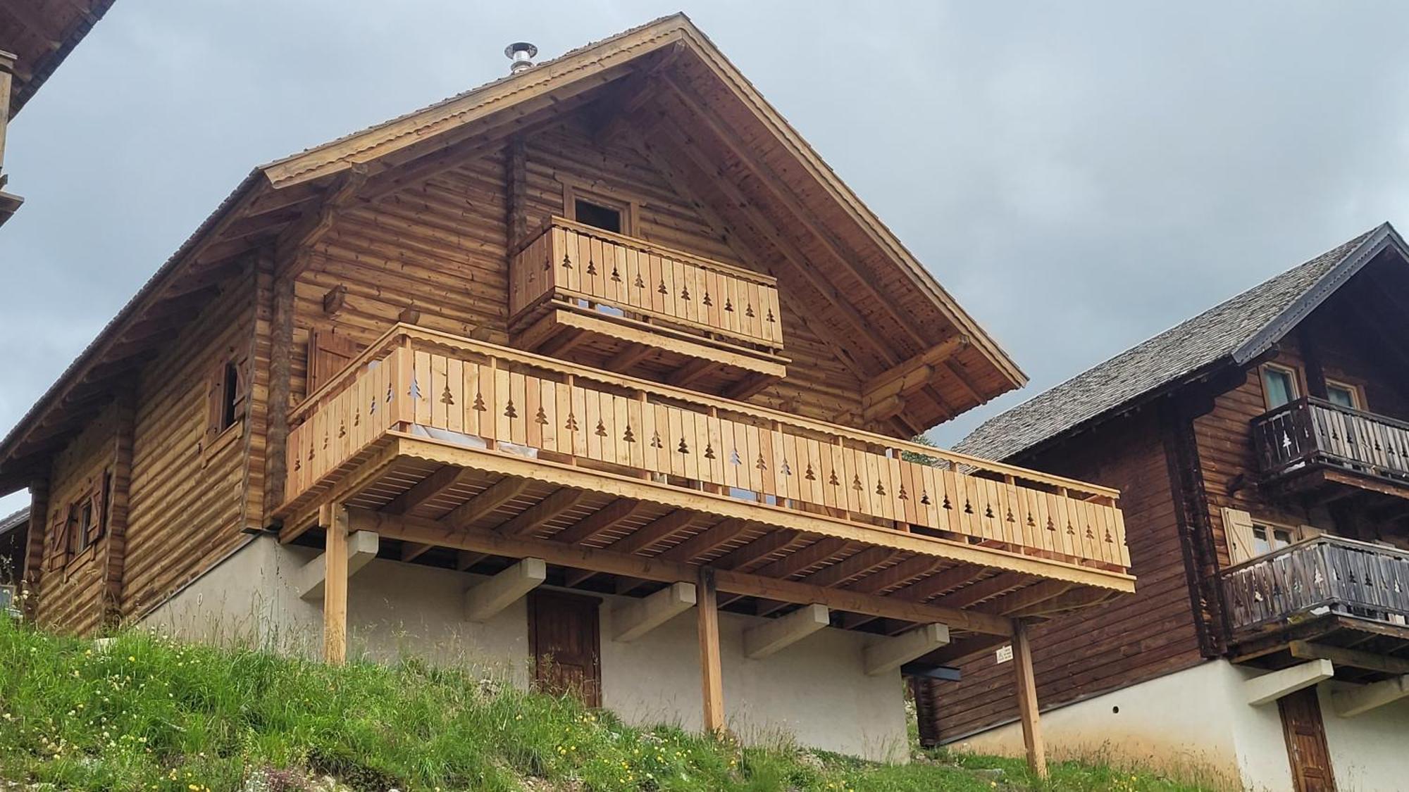 Chalet Aneloup à la Joue du Loup Saint-Étienne-en-Dévoluy Exterior foto